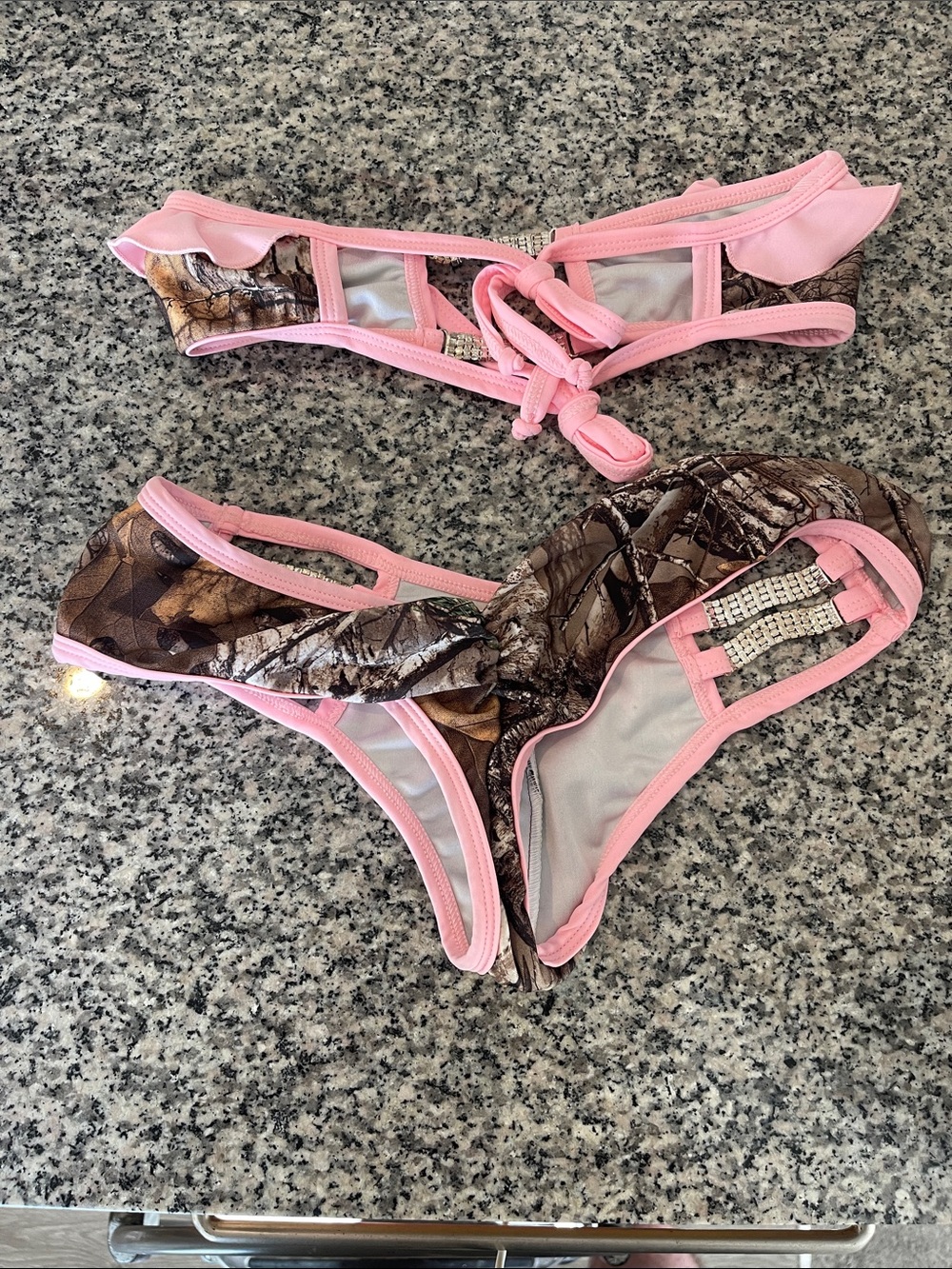 Pink Camo Bikini Set - Picture 3 of 3
